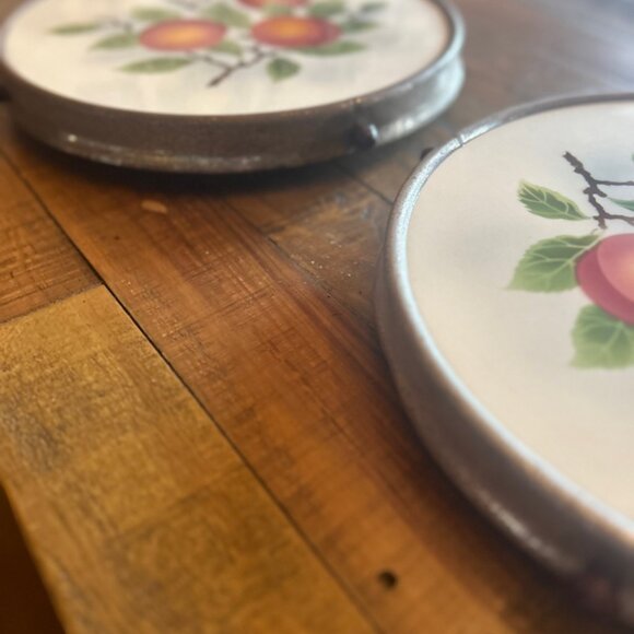 Vintage Mid Century Pair of wall hangings - Picture 2 of 9